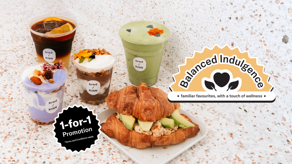 balanced indulgence menu at brwd / KINN